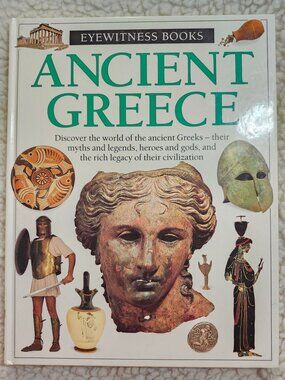 Eyewitness Books Ancient Greece Anne Pearson Stoddart Illustrated Hardcover Guid